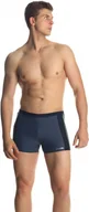 Kąpielówki męskie - Aqua-Speed Spodenki pływackie JASON XL/138 szary/czarny/zieleń 44150 - miniaturka - grafika 1
