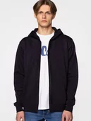 Swetry męskie - Bluza męska rozpinana streetwear z kapturem Lee Cooper Eliot-4200 XL Czarna (5904347393724). Bluzy męskie streetwear - miniaturka - grafika 1