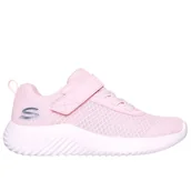 Buty dla dziewczynek - Buty dziecięce Skechers Bounder Cool Cruise 303550LBLSH - różowe - miniaturka - grafika 1