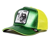 Czapki damskie - Goorin Bros. Unisex The Farm Mesh Capsule regulowana czapka z daszkiem, Trucker-Limelight-Green-#32012, jeden rozmiar - miniaturka - grafika 1