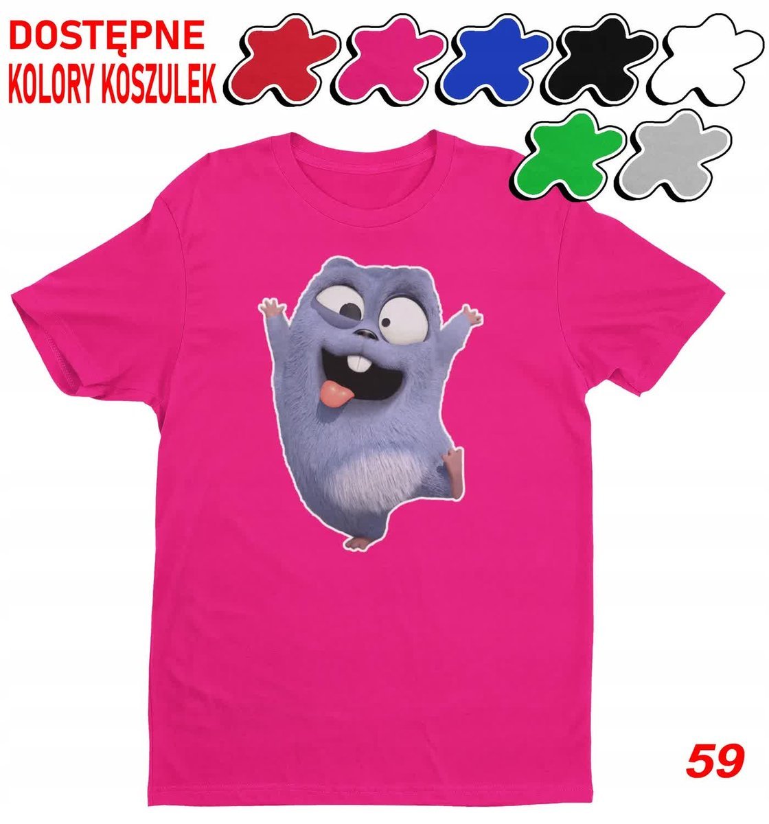 Dziecięca Koszulka Z Nadrukiem Duży Wybór Lemingi Grizzly -M 134-140