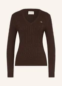 Swetry damskie - Gant Sweter braun - GANT - miniaturka - grafika 1