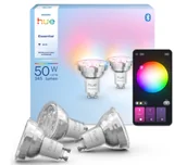 Systemy inteligentnych domów - Philips Hue Essential White and Colour Ambiance GU10 345 3szt. - miniaturka - grafika 1