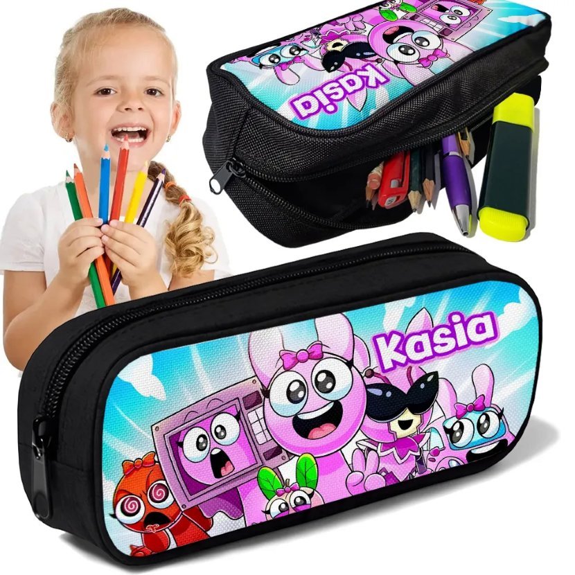 Piórnik personalizowany SPRUNKI nadruk imienia ksywki tuba