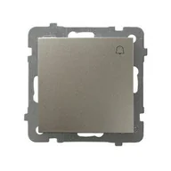 Wyłączniki światła i elektryczne - Ospel AS satyna łącznik dzwonkowy ŁP-6G/m/45 ŁP-6G/m/45 - miniaturka - grafika 1