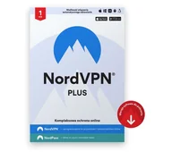 Programy finansowe i kadrowe - NordVPN Plus VPN + Zabezpieczenia 1 Rok - miniaturka - grafika 1