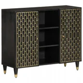 Szafki do salonu - Szafka 90X33X75CM Lite Drewno Mango - miniaturka - grafika 1