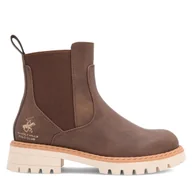 Buty dla dziewczynek - Botki Beverly Hills Polo Club CS6135-03 Brązowy - miniaturka - grafika 1