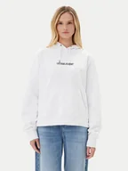 Bluzy damskie - Guess Jeans Bluza W5RQ27 K68I4 Biały Oversize - miniaturka - grafika 1