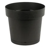 Donice - Doniczka Melrose Glamour 25 cm antracytowy - miniaturka - grafika 1