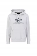 Bluzy męskie - Bluza Alpha Industries Basic Hoody pastel grey M - miniaturka - grafika 1