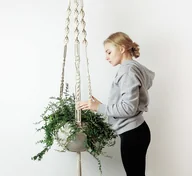 Kwietniki - XXL Kwietnik makrama 1 - miniaturka - grafika 1