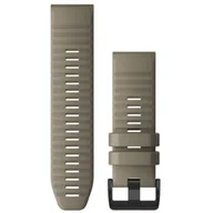 Akcesoria do smartwatchy - GARMIN Pasek silikonowy na nadgarstek QuickFit 26 ciemny piasek 010-12864-02 - miniaturka - grafika 1