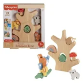 Klocki - Fisher-Price. Drewniane drzewko Zestaw klocków - Fisher- Price - miniaturka - grafika 1