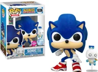 Figurki dla dzieci - funko pop! sonic games 1036 sonic with hero chao (flocked) figurka - miniaturka - grafika 1