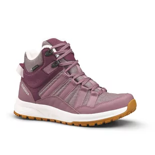 Buty turystyczne damskie Quechua SH100 X-Warm mid wodoodporne - Buty trekkingowe damskie - miniaturka - grafika 1
