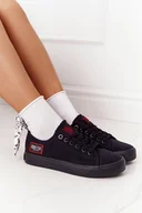 Trampki damskie - Damskie Trampki BIG STAR HH274133 Czarne-39 - miniaturka - grafika 1