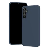 Etui i futerały do telefonów - Etui Silicone Case dla Samsung Galaxy A36 / A56 Granatowe - miniaturka - grafika 1