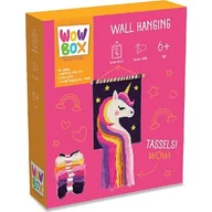 Zabawki kreatywne - Zestaw kreatywny WOW BOX Makrama Jednorożec WOW0925 - miniaturka - grafika 1