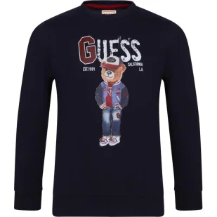 Guess Bluza Regular Fit - Bluzy dla chłopców - miniaturka - grafika 1