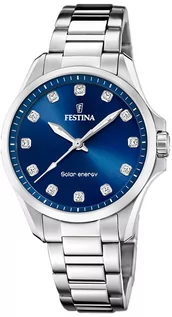 Zegarki damskie - Zegarek Festina F20654-4 Solar Energy Petite - grafika 1