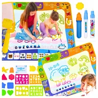 Zabawki kreatywne - MATA WODNA DO RYSOWANIA MALOWANIA WODĄ KREATYWNA DZIECI AKCESORIA 120x90 - miniaturka - grafika 1