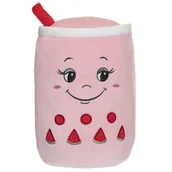 Maskotki i pluszaki - Teddykompaniet, Pluszak Squeezie Bubble Tea Różowa 30cm - miniaturka - grafika 1