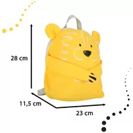 Plecaki szkolne i tornistry - Plecak przedszkolaka szkolny lew żółty - miniaturka - grafika 1