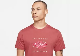 Nike Air Jordan Flight Essential Crew Tee Canyon Rust - Koszulki męskie - miniaturka - grafika 1