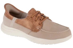 Skechers Slip-Ins: On-The-Go Flex - Palmilla 136536-TPE, Damskie, półbuty, Beżowy - Półbuty męskie - miniaturka - grafika 1