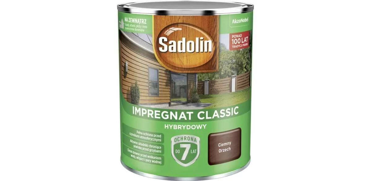 Sadolin Impregnat Classic ciemny orzech 750 ml