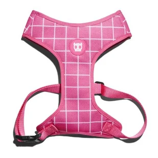 Zee Dog Szelki dla psa Air Mesh Pink Wave L - Szelki dla psów - miniaturka - grafika 1