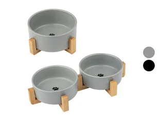 zoofari® Miska lub zestaw 2 misek z ceramiki, na stojaku - Miski dla psów - miniaturka - grafika 1