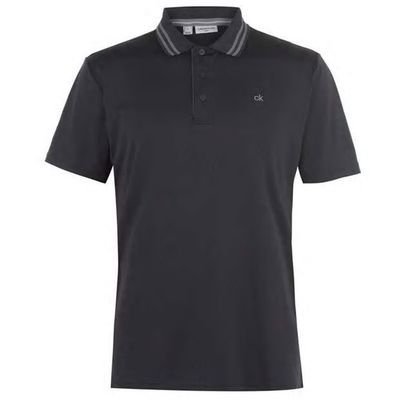 Koszulka polo grafitowa Calvin Klein Golf Madison, Rozmiar S