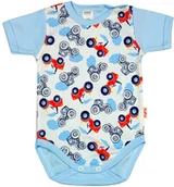 Body dla niemowląt - Body KRÓTKI rękaw 100% Bawełna TRAKTORY r 62 KLEKLE - miniaturka - grafika 1