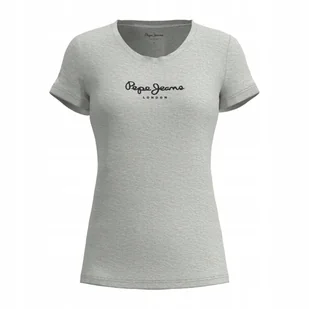 PEPE JEANS KOSZULKA DAMSKA T-SHIRT SZARA r. S - Koszulki i topy damskie - miniaturka - grafika 1