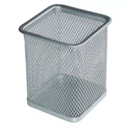 Artykuły biurowe - Starpak Przybornik Na Długopisy metalowy Srebrny - miniaturka - grafika 1