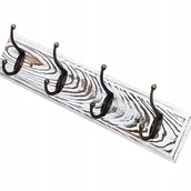 Wieszaki i stojaki - DREWNO WIESZAK ŚCIENNY UBRANIA KLUCZE VINTAGE - miniaturka - grafika 1