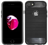 Etui i futerały do telefonów - cofi1453® Etui silikonowe Carbon kompatybilne z iPhone 7 Etui TPU Miękkie etui na telefon komórkowy Pokrowiec ochronny Czarny - miniaturka - grafika 1