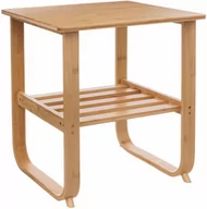 Ławy i stoliki kawowe - 5five Simply Smart Bambusowy stolik kawowy HOCA z półką na czasopisma, 2w1 - miniaturka - grafika 1