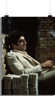 Plakat filmowy - Plakat Scarface - Klasyczny plakat - Plakat Al Pacino - 61x91cm - Idealny do oprawienia w ramę - Plakaty - miniaturka - grafika 1