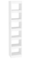 Regały - Wysoki biały regał na książki L6-B40 - miniaturka - grafika 1