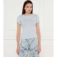 Koszulki i topy damskie - Guess Jeans T-shirt EMBRO Slim Fit - miniaturka - grafika 1
