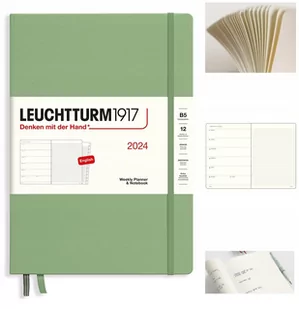 LEUCHTTURM1917 Planer kalendarz książkowy B5 tyg. - Kalendarze - miniaturka - grafika 1