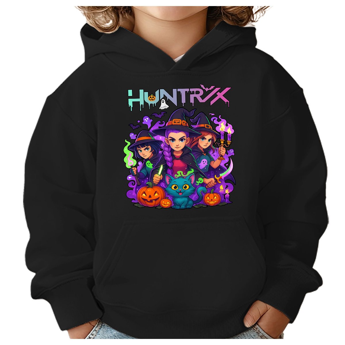 BLUZA DZIECIĘCA HUNTRIX HALLOWEEN 146-152 Z KAPTUREM BAWEŁNIANA JAKOŚĆ