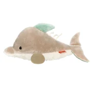 Maskotki i pluszaki - Zabawka rozwojowa Delfin szeleścik grzechotka gryzaczek piszczałka sigikid - miniaturka - grafika 1