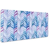 Podkładki na biurko - Mata na biurko Geometryczny wzór w jodełkę 100x50 cm - miniaturka - grafika 1