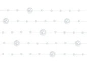 Ozdoby bożonarodzeniowe - Unbekannt Perłowa girlanda, biała, 5 sztuk po 1,3 m, dekoracja stołu, wesele, chrzest, Boże Narodzenie, A, Bianco GP1 - miniaturka - grafika 1