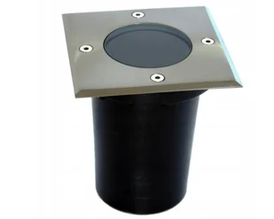 Superled Solti oprawa dogruntowa najazdowa kwadratowa inox - Lampy ogrodowe - miniaturka - grafika 1