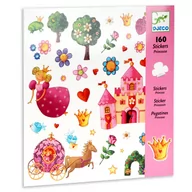 Dekoratorstwo - Djeco, zestaw naklejek, Księżniczka, 160 elementów - miniaturka - grafika 1